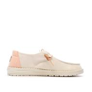 Chaussures Blanche/Orange Femme Hey Dude Wendy Stretch vue 2