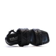 Replay Betty Padded Sandalen für Damen, schwarz Ansicht 4