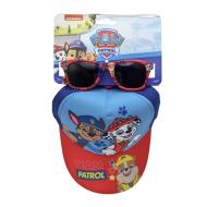 Kit Casquette + Lunette de Soleil Bleu Enfant Sport Zone Chase et marcus