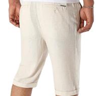 Pantalones cortos beige para hombre de Paname Brothers BALI ver 2