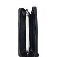 Portefeuille Noir Femme Lacoste Money Pieces Concept vue 2