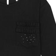 Tee-Shirt Noir Enfant/Fille Catimini CR10215 vue 3