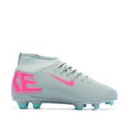 Chaussures de football Turquoise/Rose Garçon Nike Jp Superfly 10 Club vue 2