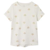 T-shirt Blanc Fille Name It Nellen pas cher