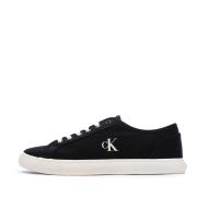 Baskets Noir/Blanc Homme Calvin Klein Jeans Ess Vulc Low pas cher
