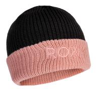 Bonnet Noir/Rose Femme Roxy Freja Beanie vue 2