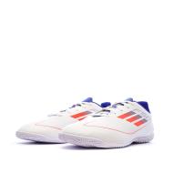 Chaussures de football Blanches/Bleu Garçon Adidas F50 Club vue 6