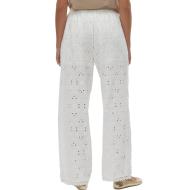 Pantalon Fluide Blanc Femme Vero Moda Mirina vue 2
