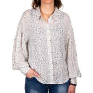 Chemise Blanche à fleurs Femme Teddy Smith Dova pas cher
