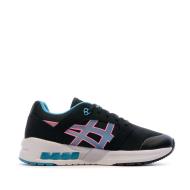 Baskets Noir et Bleu Femme Asics Gelsaga Sou GS vue 2