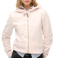 Sweat Zippé Rose Clair Femme Superdry Essential