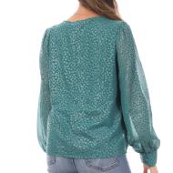 Blouse Bleu Femme Vila Viabbie vue 2