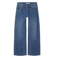 Jean Large Bleu Foncé Fille Name it Nkfrose Wide