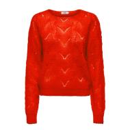 Pull Orange Femme JDY Structure pas cher