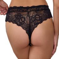 Tanga Noir Femme Les Petites Bombes Nila vue 2