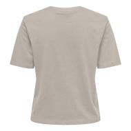 T-shirt Gris Clair Femme JDY Rex vue 2
