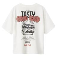 T-shirt Blanc Garçon Name it Tibilbo vue 2