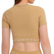 Crop top Beige Femme The NOrth Face New Seamless vue 2