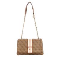 Sac à main Marron Femme Guess Noelle logo 4G vue 2