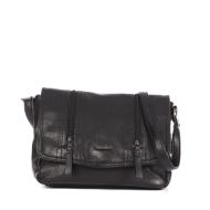 Sac bandoulière Noir Femme Manoukian Gabin pas cher