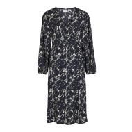 Vestido mujer azul marino Vila Soffen ver 2