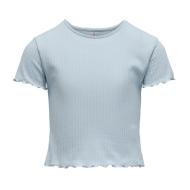 T-shirt Bleu Clair Fille Only Kids Ognella