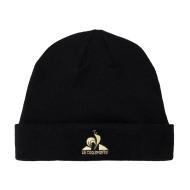 Bonnet Noir Mixte Le Coq Sportif Coq D'or N°1 pas cher