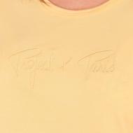 T-shirt Jaune Femme Project X Paris Basic Broderie F221114 vue 3