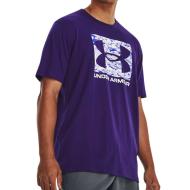 T-shirt Violet Homme Under Armour Camo