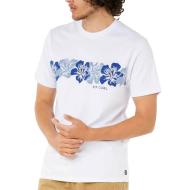 Rip Curl Men's White Hibiscus T-Shirt
