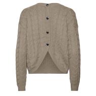 Pull Taupe Femme Vero Moda Tilda vue 2