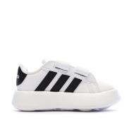 Baskets Blanches/Noires Garçon Adidas Grand Court 2.0 vue 2