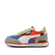 Baskets Orange/Gris Garçon Puma Future Rider Play On pas cher