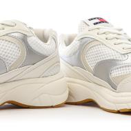 Baskets Blanches/Beiges Femme Tommy Hilfiger The Coney Metal vue 7