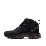 Schwarze Damen-Wanderschuhe Salomon Exeo Mid günstig