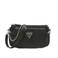 Sac à bandoulière Noir Femme Guess Noelle Saffiano pas cher
