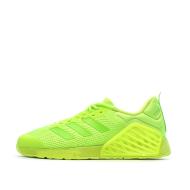 Chaussures de Training Vert Fluo Homme Adidas Dropset 3 Trainer pas cher