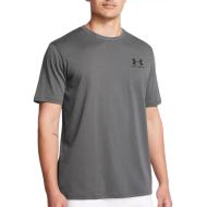 T-shirt Gris Foncé Homme Under Armour Left Chest pas cher