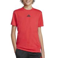 Camiseta roja para niño de Adidas, talla 160 barato