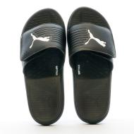 Tongs Noir Homme Puma Softride Slide vue 3