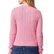 Pull Rose Femme Tommy Hilfiger Tjw Cable Essential vue 2
