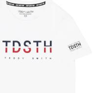 T-shirt Blanc Garçon Teddy Smith Enva vue 3