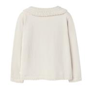 Lil Atelier Fhao Ecru Girls’ Cardigan Photo of the Espace des Marques %store% store - view of %key%