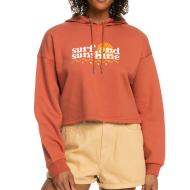 Sweat à Capuche Orange Femme Roxy Turning Tides pas cher