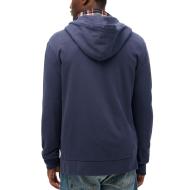 Sweat Zippé Bleu Homme Superdry Plain Hood vue 2