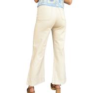 Jean Wide Beige Femme Oraije Victorine vue 2