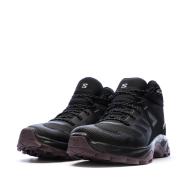 Schwarze Damen-Wanderschuhe Salomon Exeo Mid Ansicht 6