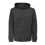Sweat à Capuche Gris Foncé Homme Only & Sons Ceres