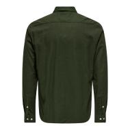 Chemise Kaki Homme Only & Sons Road Life vue 2