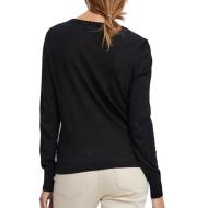 Pull Noir Femme Vero Moda Linnea vue 2